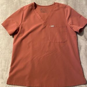 Figs Mauve Catarina Scrub Top Size Large